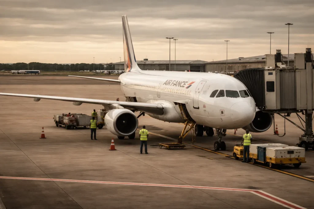 Avion Air France — suspension des vols vers le Moyen-Orient mars 2026