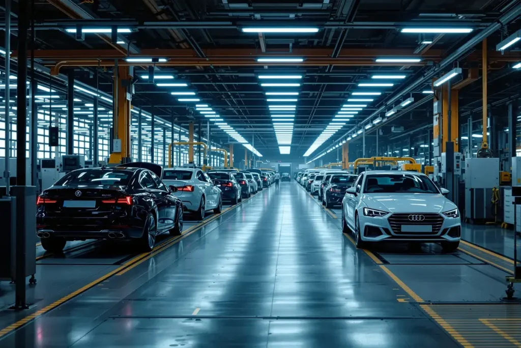 Usine automobile européenne — Stellantis résultats 2025
