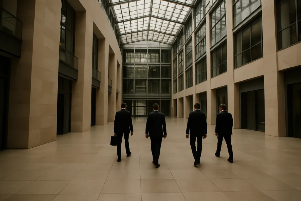 Atrium de la Banque centrale européenne à Francfort