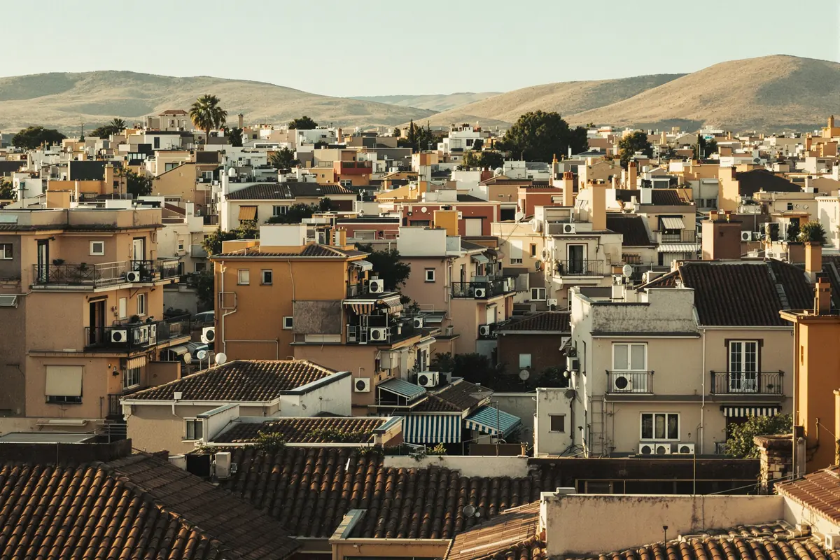 Immeubles residentiels dans une ville espagnole