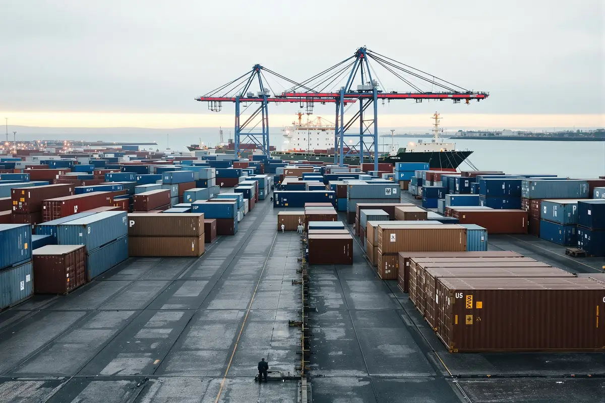 Terminal à conteneurs, exportations allemandes