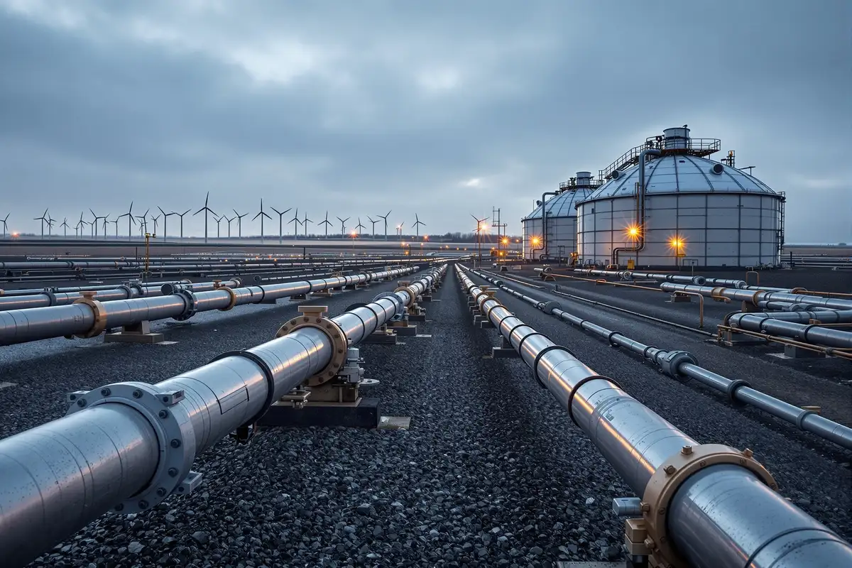 Site de stockage de gaz naturel en Europe