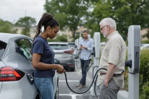 Voiture électrique en France : un tiers du marché neuf franchi en juillet