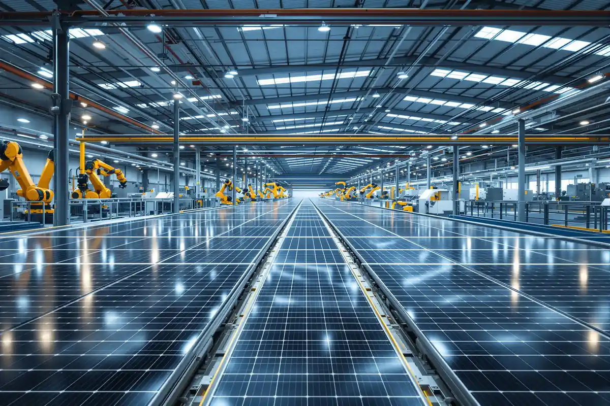 Usine européenne de panneaux solaires, filière visée par la préférence européenne