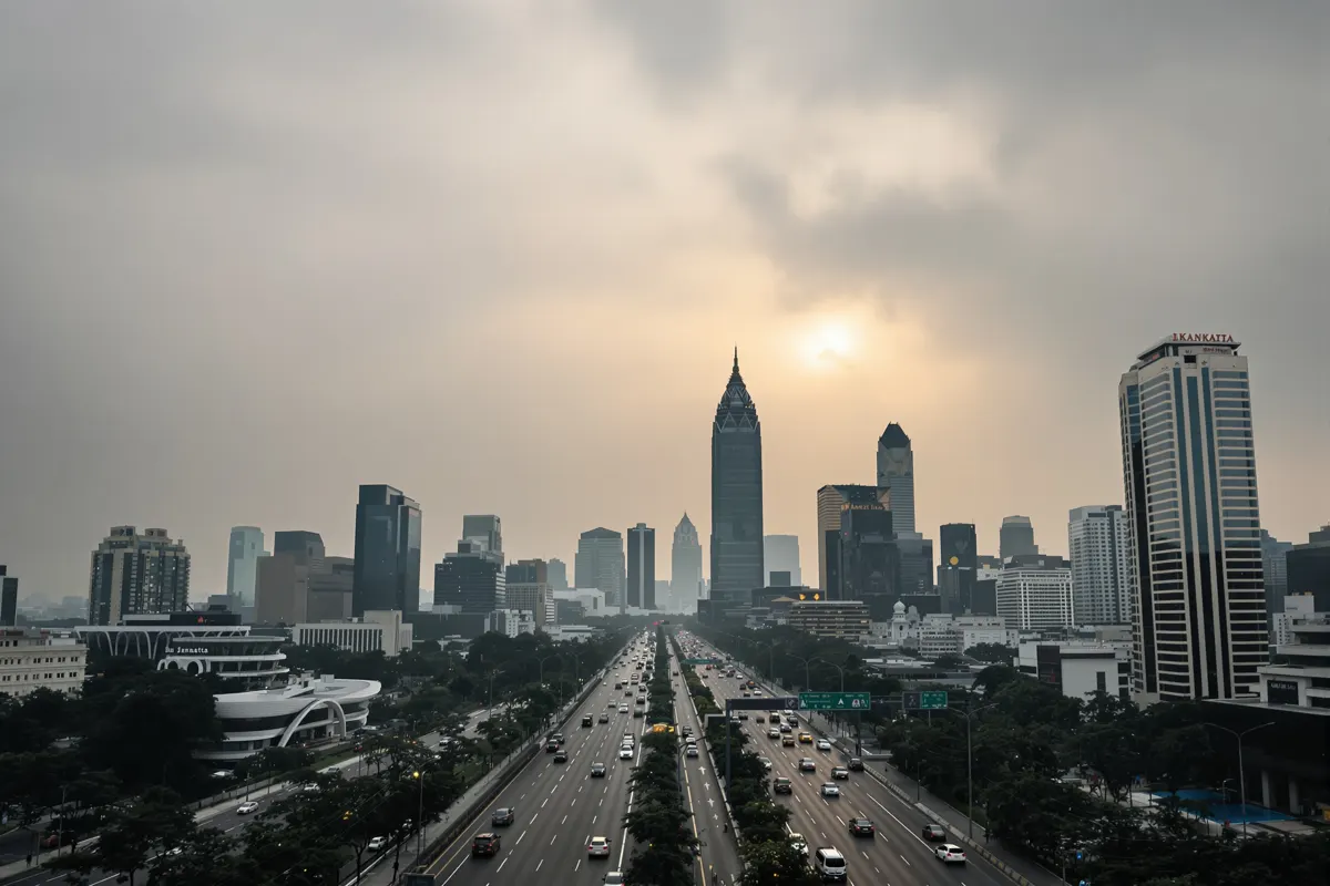 Gratte-ciel du quartier d'affaires de Jakarta